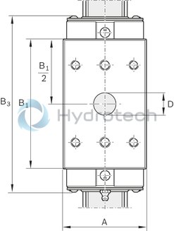 technical illustration-R182922027-Mounting runner block - C3 - 25