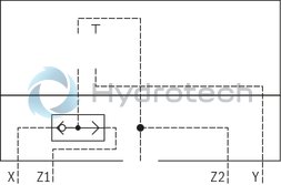 technical illustration-R901400309-2 area ratios 4 different springs 6 different cracking pressures