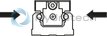 technical illustration-R190511900-The cam roller runner block (U-type) is characterized by the following product features: Format SNS, size 20, aluminum, accuracy economic, load class FN