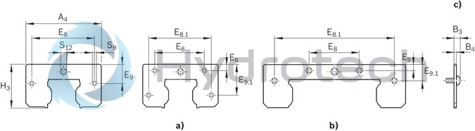 technical illustration-R162071030-Cover plate wiper for ball rail systems - 30