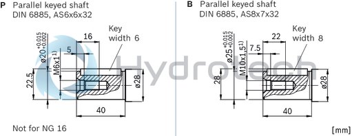 technical illustration-R902160930-Large variety of available nominal sizes allows exact adjustment to the application High power density Very high total efficiency High starting efficiency Working ports SAE flange or thread Optional with integrated pressure relief valve Optional with mounted addifitonal valve: counterbalance valve (BVD/BVE), flushing and boost-pressure valve Bent-axis design
