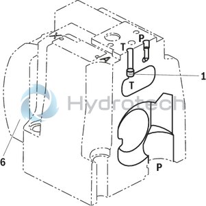 technical illustration-R901486108-Size 16, symbol W6, electrical with integrated electronics, 24 V DC