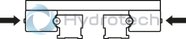technical illustration-R190415210-The cam roller double bearing is characterized by the following product features: Format SNS, size 52, aluminum, accuracy economic, load class FN