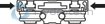 technical illustration-R190714200-The cam roller runner block (flat profile) is characterized by the following product features: Format SNS, size 42, aluminum, accuracy economic, load class FN