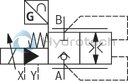 technical illustration-R901388132-Size 50, A → B, B → A, integrated electronics, 24 V DC