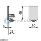 technical illustration-3842554710-End piece 30x45C, signal gray