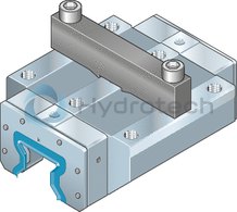 technical illustration-R186133210-Roller runner block, FNS, size 125, steel CS, accuracy precision, high preload