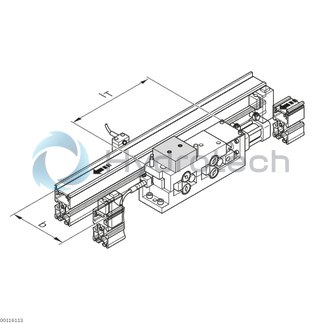 technical illustration-3842242378-Anvil plate BG 2, b240/l<sub>T</sub>320