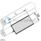 technical illustration-3842537652-Lettering clip for tubular cross ties, straight L102