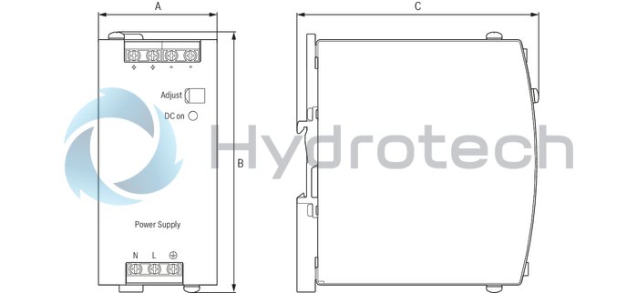 technical illustration-R911171065-External mains connection 24 V