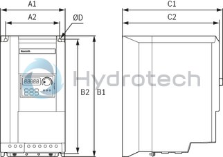 technical illustration-R912005715-Variable Frequency Drive EFC