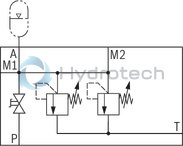 technical illustration-R978715560-Ready for connection Manual or electromagnetic unloading Large number of variants Compact design Direct operated pressure relief valve according to data sheet 50153
