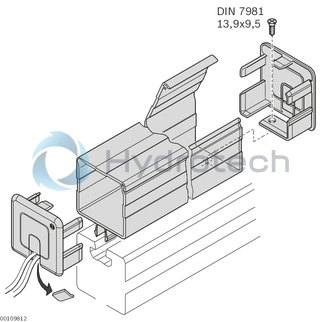 technical illustration-3842535676-Cover cap for cable duct 45x45, N10