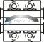 technical illustration-R190415210-The cam roller double bearing is characterized by the following product features: Format SNS, size 52, aluminum, accuracy economic, load class FN