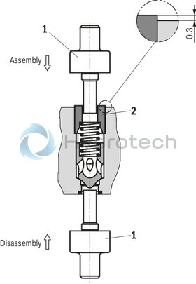 technical illustration-R901085992-Size 6, A1 → A2, B1 → B2, mechanically actuated