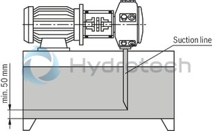 technical illustration-R901089530-Radial piston pump, size 20 cm3, pressure 500 bar for industrial applications, open circuit