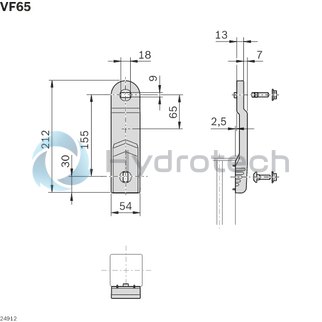 technical illustration-3842547444-Holder engine support AL, VFplus 120