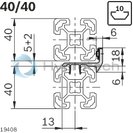 technical illustration-3842543410-Sealing strip 45/30