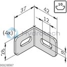 technical illustration-MOUNTING BRKT-Bracket set, set slot 8/10