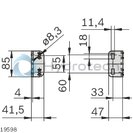 technical illustration-3842536730-Bracket D28 85 x 47 x 4