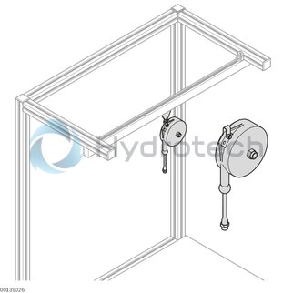 technical illustration-3842520056-Spring pull with retractable cable
