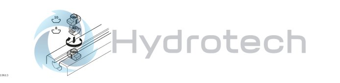 technical illustration-3842536602-T-nut 8 mm slot stainless steel M6