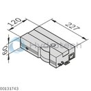 technical illustration-3842540120-Pressure wave control strip (F) Pressure wave sensor (G)
