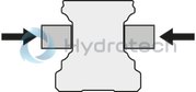 technical illustration-R161914060-Pneumatic clamping unit MKS, 15