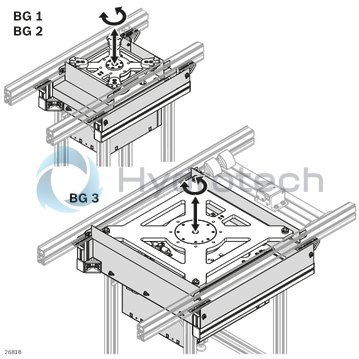 technical illustration-3842552625-Housing element for HD 2/H, 800/1040 180&deg;