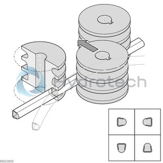 technical illustration-3842533921-Roller set SF-profile VF-S