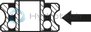 technical illustration-ROLLER 52-H &-The cam roller is characterized by the following product features: Format LEZ, size 52, steel CS, accuracy economic, load class FH