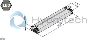 technical illustration-3842552226-Color temperature: 5000&nbsp;K With GST connecting socket (black&nbsp;=&nbsp;230&nbsp;V; blue&nbsp;=&nbsp;dimming) Service life: EU: 60,000&nbsp;h, USA/CAN: 50,000&nbsp;h Suitable for use at ESD workstations Controller By turning the rotary button, you can dim the lighting strength of the LED system lamps Multi-lamp dimming with a single controller available on request Connection cable DIM For wiring the controller to the system lamps Secure plug-and-play installation available in different lengths Color of plug: blue, color of cable: black POWER H-distributor (230 V) For connecting up to three lamps to one mains connection Compatible with 40x40 or 45x45 cable duct Color: black