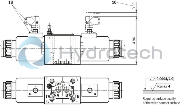technical illustration-R901338517-Size 10, symbol J, electrical with solenoid, 24 V DC