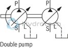 technical illustration-R900506809-Variable displacement pump, size 118 cm&sup3;, pressure 160 bar for industrial applications, open circuit