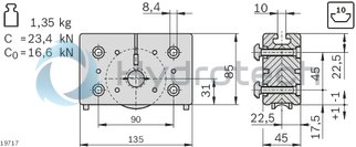 technical illustration-3842557958-Guide profile LF20S, L6070
