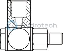 technical illustration-R18245222X-Roller runner block, SLH, size 55, steel CS, accuracy precision, average preload