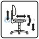 technical illustration-3842546766-Swivel work chair Dynamic textile low
