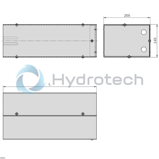 technical illustration-3842536962-Housing element HP 2/L, L715