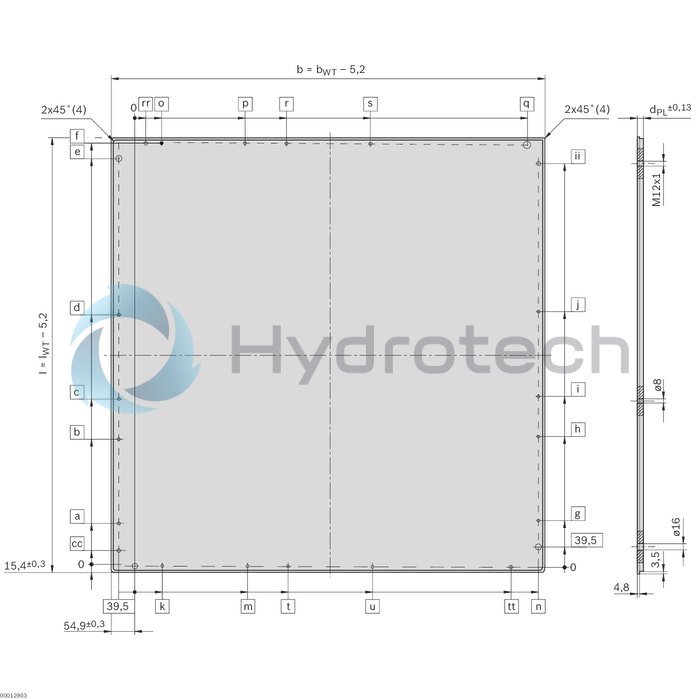 technical illustration-3842548686-Carrying plate WT 2, AL 12.7 1040/1200