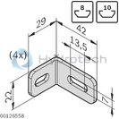 technical illustration-MOUNTING BRKT-Bracket set, set slot 8/10