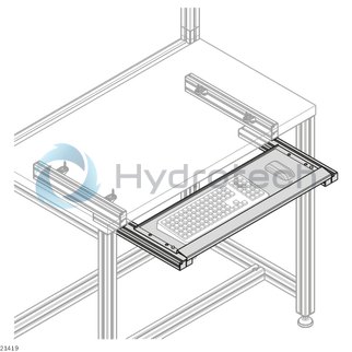 technical illustration-3842546750-Keyboard Shelf For secure, space-saving stowage of keyboards and computer mice at the workstation Suitable for optical and ball mice Keyboard shelf (separate) for self-assembly of shelves Mat insert for an extra non-slip surface Pull-out keyboard shelf with rail Pull-out keyboard shelf with rail for installation underneath a table top Suitable for table frames with profiles:<br>
&ndash; 40x40: B&nbsp;&ge; 926&nbsp;mm; D&nbsp;&ge;&nbsp;518&nbsp;mm<br>
&ndash; 45x45: B&nbsp;&ge;&nbsp;946&nbsp;mm; D&nbsp;&ge;&nbsp;523&nbsp;mm<br>
&ndash; 60x60: B&nbsp;&ge;&nbsp;1008&nbsp;mm; D&nbsp;&ge;&nbsp;538&nbsp;mm Mat insert for an extra non-slip surface