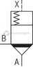 technical illustration-R900729026-Functional product design Modular set-up:&bull; Cartridge valve with various options&bull; Control cover in various variants for realization of selected functions&bull; Electric monitoring of the spool position Power and flow-optimized design:&bull; High flows&bull; Low pressure drops&bull; High switching velocities&bull; Low leakage oil flowsRobust design:&bull; High reliability&bull; Long life cycle Other features:&bull; Small installation size, low weight&bull; Easy to service