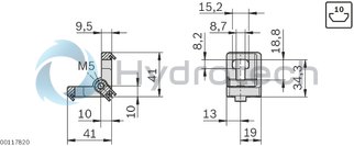 technical illustration-GUSSET S 30X30-Bracket S 30x30