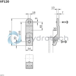 technical illustration-3842547444-Holder engine support AL, VFplus 120