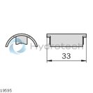 technical illustration-GUSSET-D28 bracket 60 x 47 x 4