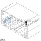 technical illustration-3842552268-Cable duct with AL cover plate 40x40