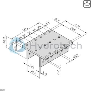 technical illustration-8981535479-EcoSlide trolley 45x60x160
