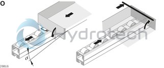 technical illustration-3842537660-Lean rail holder with stop