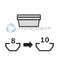 technical illustration-3842523528-Bracket 30x30 set (standard) slot 8/8