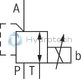technical illustration-R900929529-Size 6, P → A, P → B / A → T, B → T, electrical with external electronics, 24 V DC